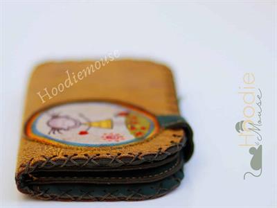 Cin Ayse Figürlü Büyük Cüzdan Etnik Bohem Retro Vintage Style - HARDAL