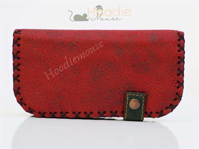 Cin Ayse Figürlü Büyük Cüzdan Etnik Bohem Retro Vintage Style - BORDO