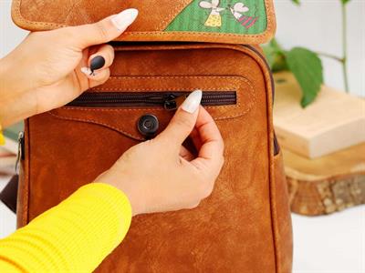 Dans Eden Fare Figürlü Business Sırt Çantası Etnik Bohem Style - TABA