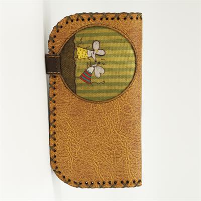 Dans Eden Fare Figürlü Büyük Cüzdan Etnik Bohem Retro Vintage Style  - HARDAL