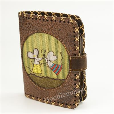 Dans Eden Fare Figürlü Küçük Cüzdan Etnik Bohem Retro Style - Kahverengi
