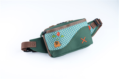 Fil Figürlü Bel Çantası / Cüzdan Derdine Son Veren Çok Bölmeli Özgürlük Çantası Yeşil