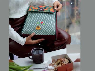 Fil Figürlü Kapaklı Sırt Çantası Etnik Bohem Style - BORDO