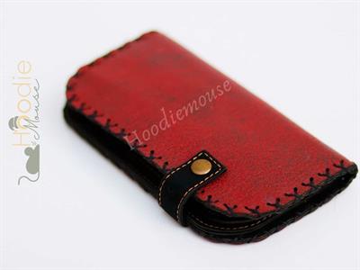 İnek Figürlü Büyük Cüzdan Etnik Bohem Retro Vintage Style -BORDO