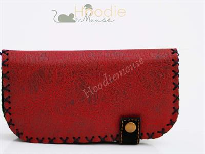 İnek Figürlü Büyük Cüzdan Etnik Bohem Retro Vintage Style -BORDO