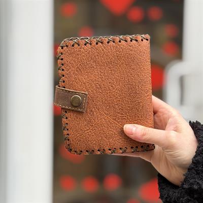 Inek Figürlü Küçük Cüzdan Etnik Bohem Retro Style  - TABA