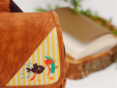 Karabalık Figürlü Business Sırt Çantası Etnik Bohem Style - TABA