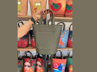 Küçük Prens Figürlü Kova Model Çanta Etnik Bohem Style - YESİL