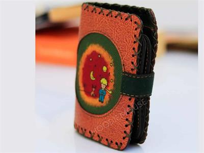 Küçük Prens Figürlü Küçük Cüzdan Etnik Bohem Retro Style - TABA