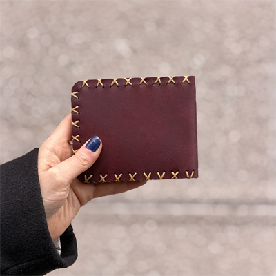 Küçük Prens Figürlü Küçük Cüzdan Etnik Bohem Retro Style -BORDO