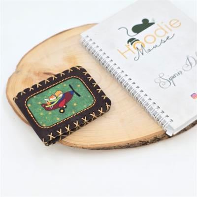 Küçük Prens Figürlü Küçük Cüzdan Etnik Bohem Retro Style -Acı Kahve