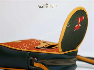 Küçük Prens Figürlü Küçük Postacı Omuz Çantası Etnik and Bohem Style -Yesil