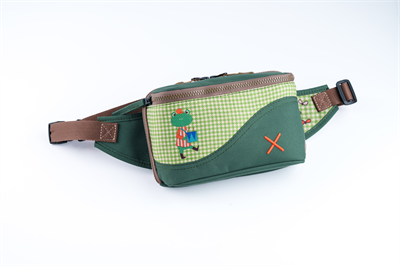 Kurbağa Figürlü | Ultra Fonksiyonel Organizer Bel & Göğüs Çantası | Pasaport ve Kart Bölmeli