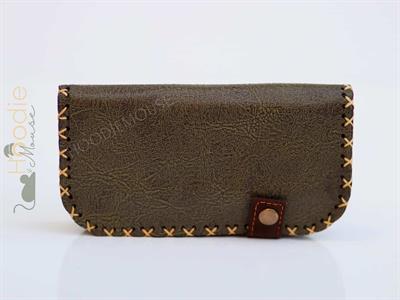 Kuş Figürlü Büyük Cüzdan Etnik Bohem Retro Vintage Style - YEŞİL