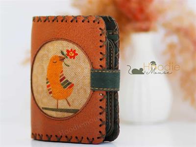 Kuş Figürlü Küçük Cüzdan Etnik Bohem Retro Style - TABA