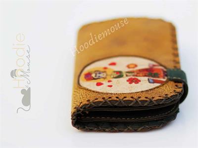 Mexsican Frida Figürlü Büyük Cüzdan Etnik Bohem Retro Vintage Style - HARDAL