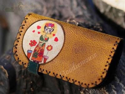 Mexsican Frida Figürlü Büyük Cüzdan Etnik Bohem Retro Vintage Style - HARDAL