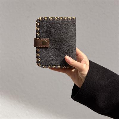Rakun Figürlü Küçük Cüzdan Etnik Bohem Retro Style -ANTRASİT