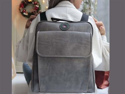 Sade Desen Unisex Gri Çanta, YKüçük Prens Hardal Cüzdan Hem Sırt Hem Capraz Hem Elde Etnik Bohem Style KOMBIN