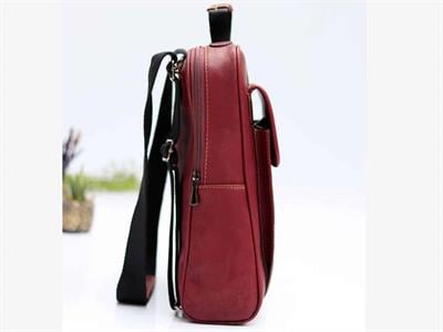 Sade Desen Unisex Canta Hem Sırt Hem Capraz Hem Elde Etnik Bohem Style - BORDO