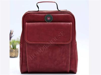 Sade Desen Unisex Canta Hem Sırt Hem Capraz Hem Elde Etnik Bohem Style - BORDO