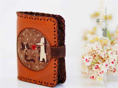 Tilki Figürlü Küçük Cüzdan Etnik Bohem Retro Style - Taba