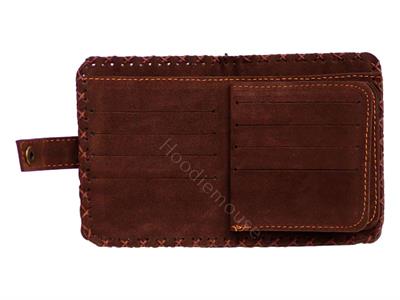 Tilki Figürlü Küçük Cüzdan Etnik Bohem Retro Style - Bordo