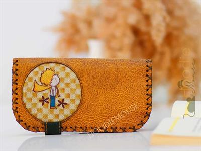 Y.Küçük Prens Figürlü Büyük Cüzdan Etnik Bohem Retro Vintage Style  - HARDAL