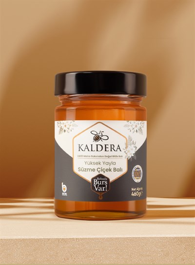 Kaldera Yüksek Yayla Süzme Çiçek Balı (460 gr)