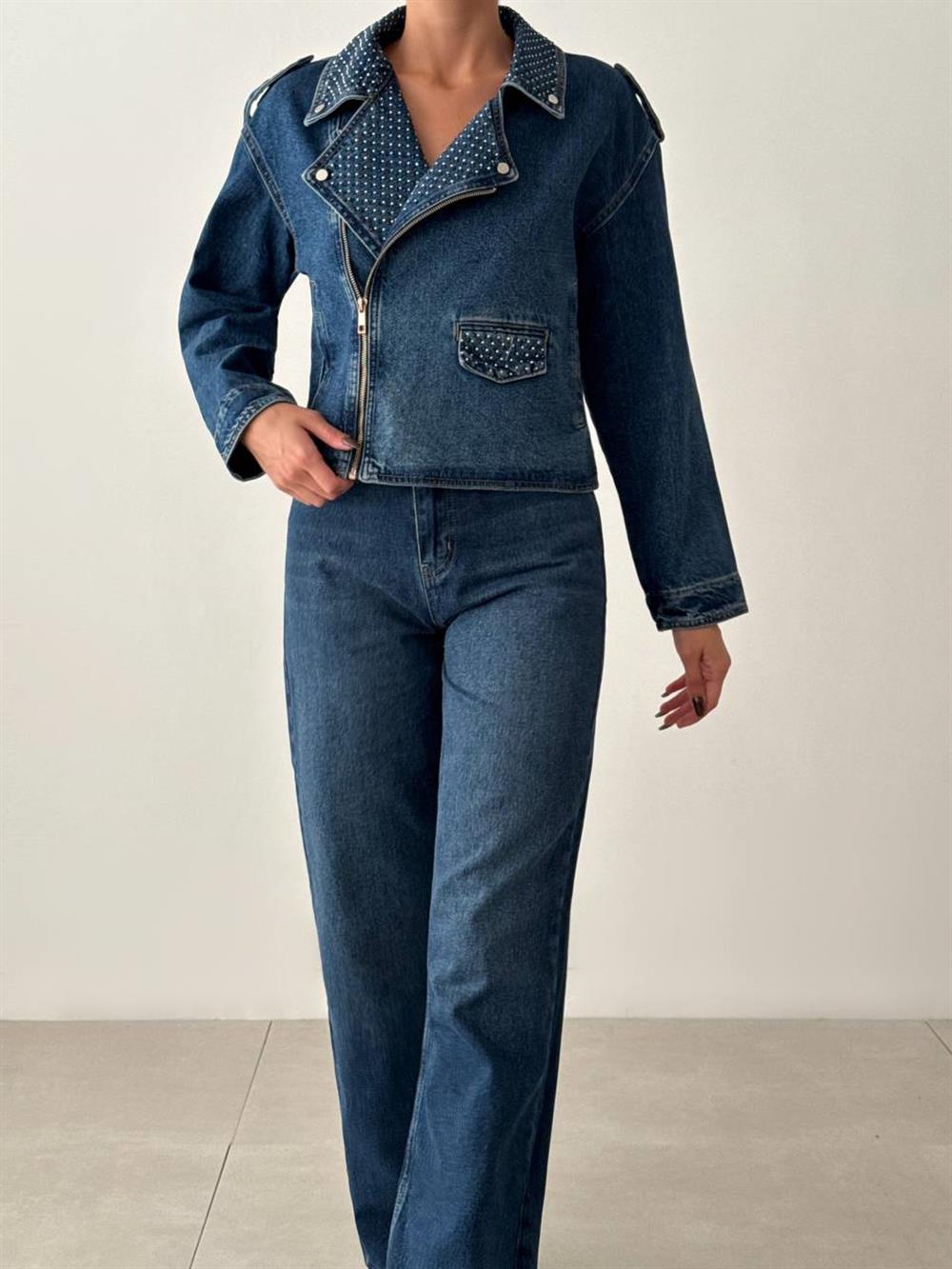 LACARINOBCKT BLUE TAŞLI S/L