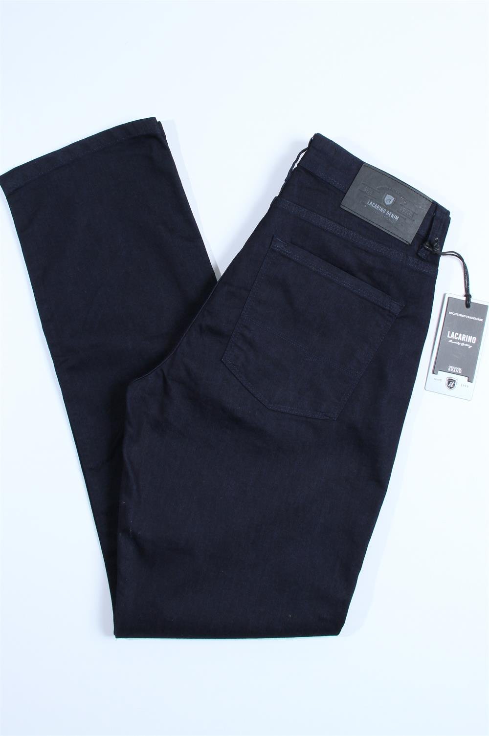 LACARINOYüksek Bel Yarım Boru Paça Navy Blue Jean Pantolon