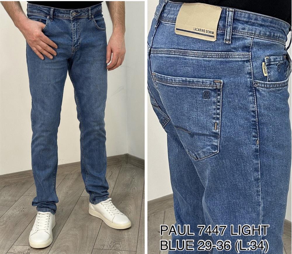 LACARINOYüksek Bel Dar Paça Blue Jean Pantolon