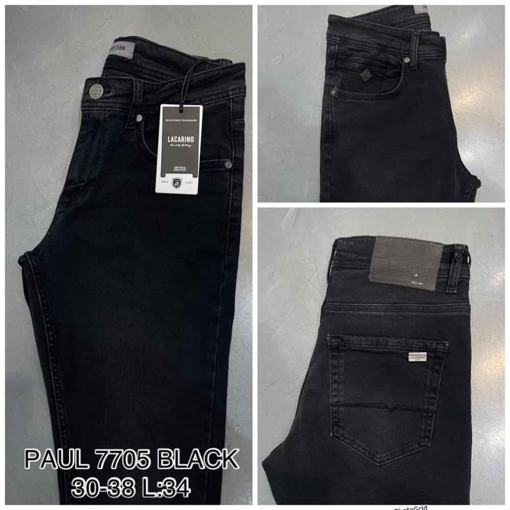 LACARINOYüksek Bel Dar Paça Black Jean Pantolon