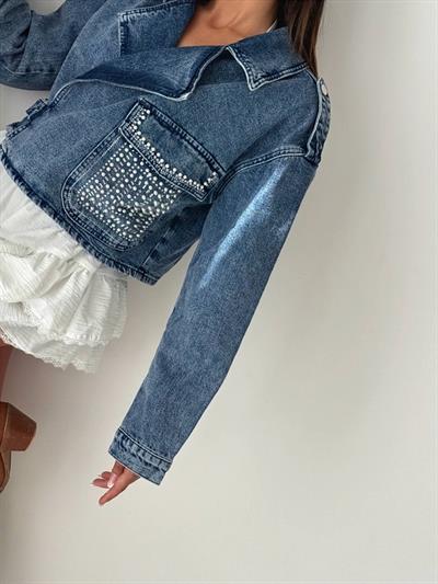 LACARINOTaş Detaylı Blue Ceket