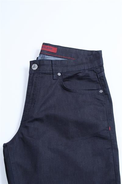 LACARINOYüksek Bel Yarım Boru Paça Navy Blue Jean Pantolon