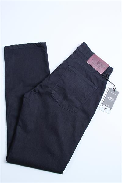 LACARINOYüksek Bel Yarım Boru Paça Navy Blue Jean Pantolon