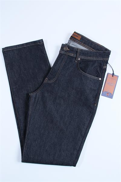 LACARINOYüksek Bel Boru Paça Navy Blue Jean Pantolon
