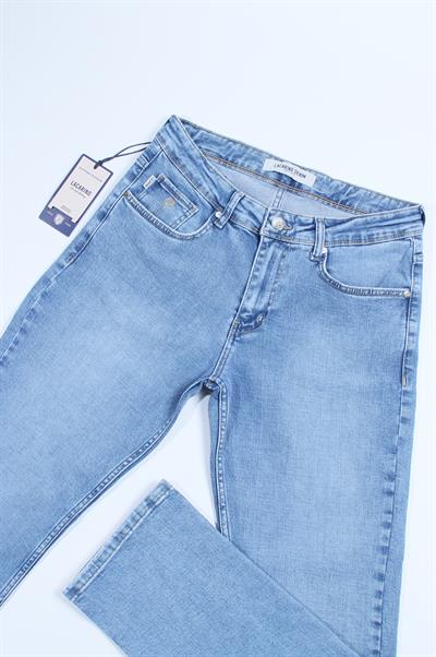 LACARINOErkek Bol Paça Light Blue Jean Pantolon