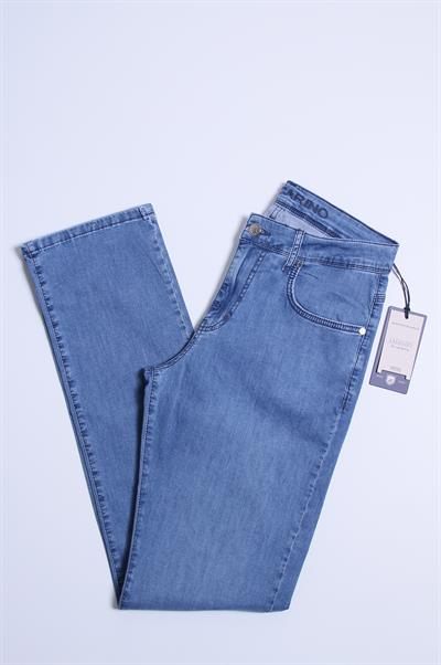 LACARINOYüksek Bel Yarım Boru Paça Blue Jean Pantolon
