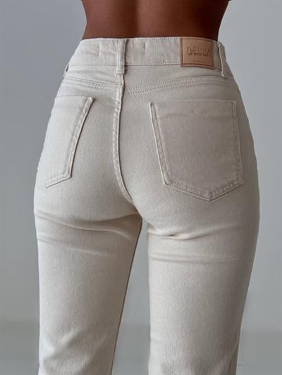LACARINOMini Flare Naturel Jean Pantolon