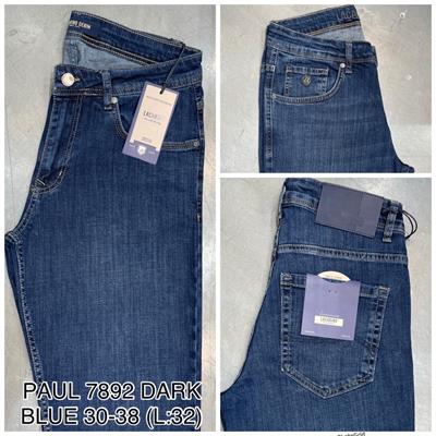 LACARINOYüksek Bel Boru Paça Dark Blue Jean Pantolon