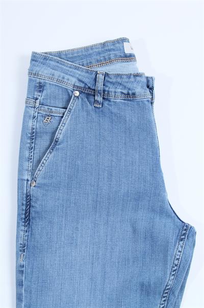 LACARINOYüksek Bel Boru Kesim Light Blue Jean Pantolon