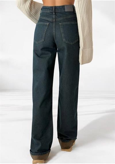 LACARINOKadın Yüksek Bel Bol Kesim Od Brown Jean Pantolon