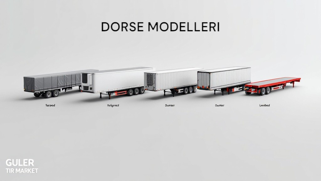 Dorse modelleri 2025 – Tenteli, Frigo, Lowbed ve diğer çeşitler – Güler Tır Market