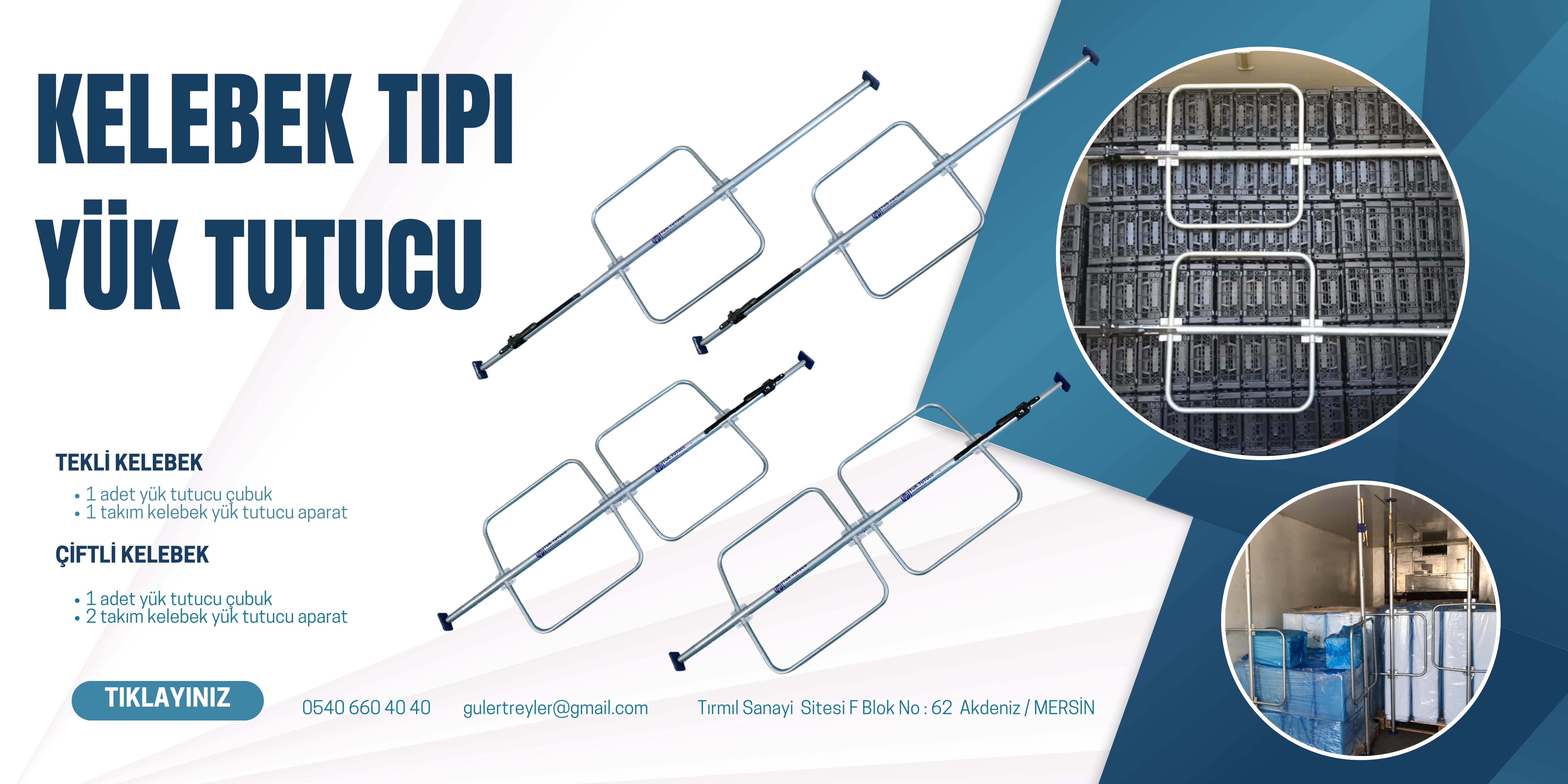 Kelebek Tipi Yük Tutucu