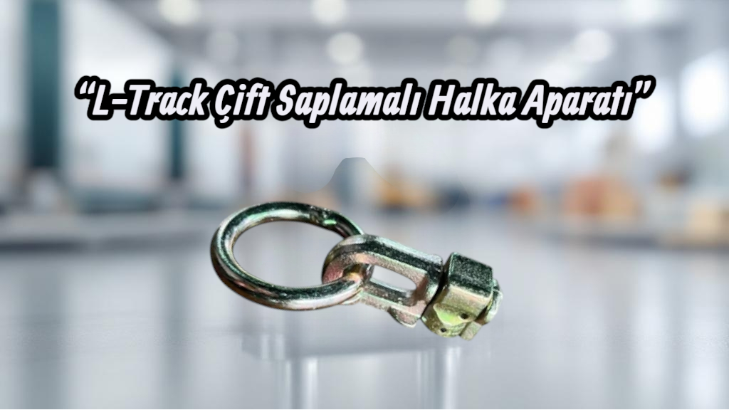 L Track çift saplamalı halkalı bağlantı aparatı, tır ve dorse yük sabitleme ekipmanı
