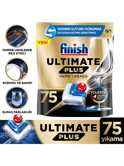  Ultimate Plus 75 Kapsül  Bulaşık Makinesi Deterjanı Tableti