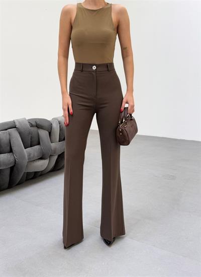 230 Gr Poly Viscose Full Lycra İspanyol Paça Pantolon