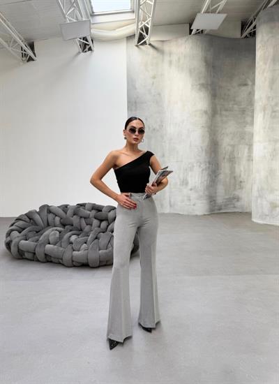 230 Gr Poly Viscose Full Lycra İspanyol Paça Pantolon