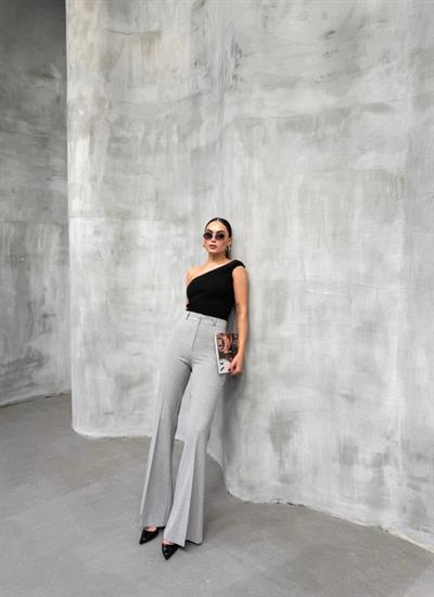 230 Gr Poly Viscose Full Lycra İspanyol Paça Pantolon